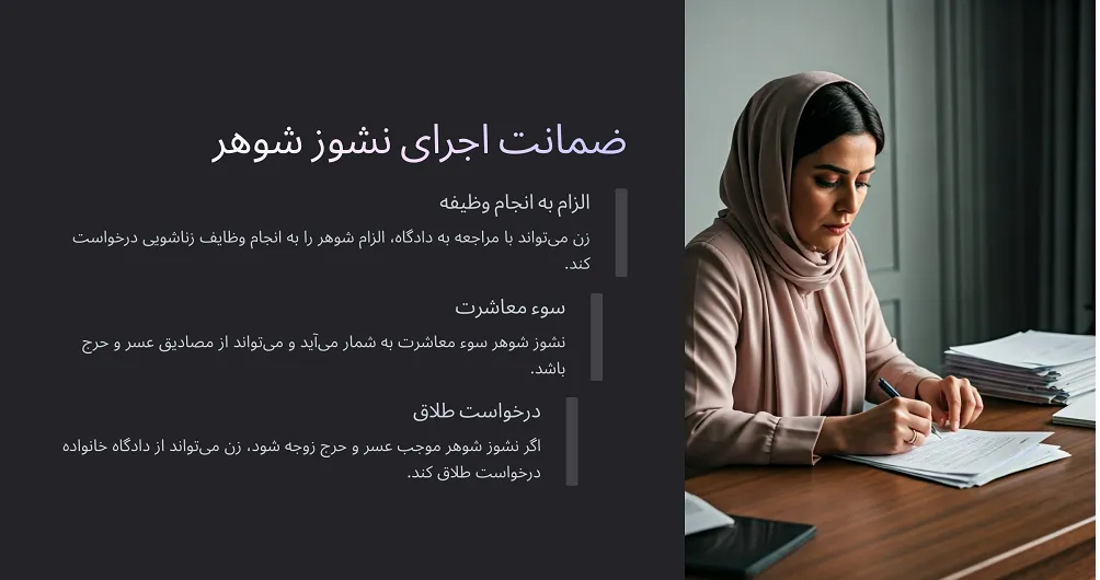 ضمانت اجرای عدم تمکین: