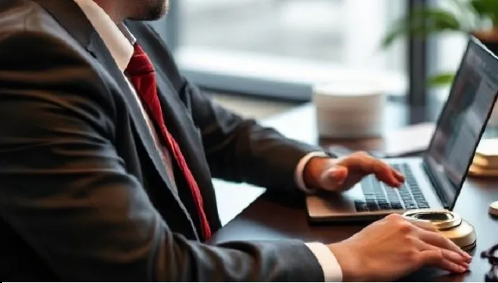 ابلاغ دادگاه و درخواست خسارتـ صلح آفرین| فردی در حال نوشتن دادخواست