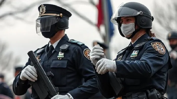 منظور از توقیف تامینی و توقیف اجرایی چیست؟ ـ صلح آفرین| دو مامور در حال تجرای حکم